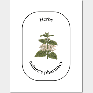 herbs nature's pharmacy Posters and Art